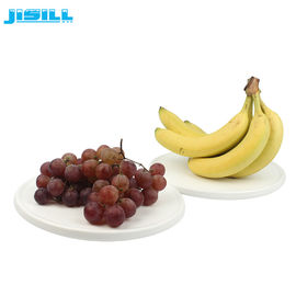 Congélateur froid de refroidissement rond de plat de gel pour le fruit et la nourriture frais, contenu 860ml