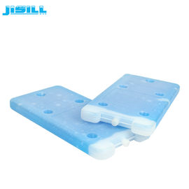 Vessie de glace froide de refroidissement en plastique dure de plat eutectique de gel de HDPE en gros de 22*11*1.8 cm pour la nourriture