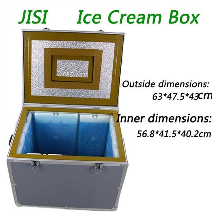 Conteneur de glacière de refroidisseur de transporteur isolé par vente en gros de crème glacée d'usine