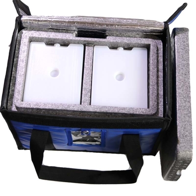 Boîte portative durable de refroidisseur de boîte fraîche médicale vaccinique légère mobile de sang avec la vessie de glace