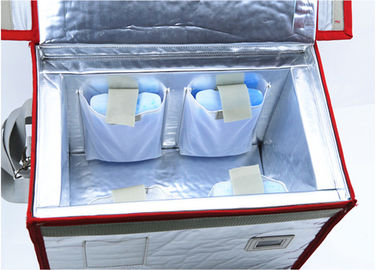 Grand matériel de Vpu pliant la boîte médicale de refroidisseur d'insuline isolée pour le long transport