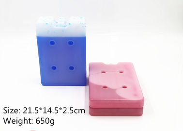Couleur personnalisable refroidisseur de glace brique, gel réutilisable plaque froide pour la crème glacée pour les aliments surgelés