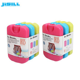 Mini sac de glace pour enfants pour le sac de déjeuner, sac rouge gel congelé 12 * 7,8 * 2 cm Taille pour la nourriture congelée