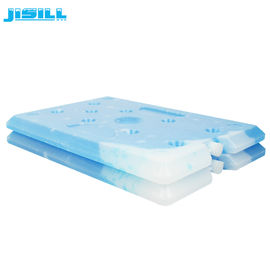 Le PCM bleu est un liquide de refroidissement plat, HDPE, gros paquets de glace de refroidisseur, non toxique à 25°C pour les aliments congelés.