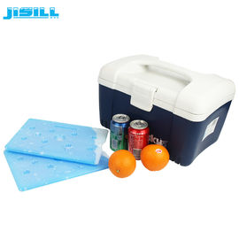 Le PCM bleu est un liquide de refroidissement plat, HDPE, gros paquets de glace de refroidisseur, non toxique à 25°C pour les aliments congelés.