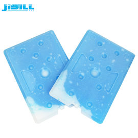 Le PCM bleu est un liquide de refroidissement plat, HDPE, gros paquets de glace de refroidisseur, non toxique à 25°C pour les aliments congelés.