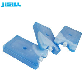 blanc transparent de vessie de glace en plastique de fan de HDPE de la catégorie 400g comestible avec le liquide bleu