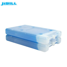 Les emballages froids en plastique de refroidisseur du gel 600G de HDPE pour le congélateur de gamelles emballent