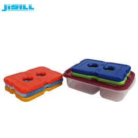 200 g de mini packs de glace pour déjeuner / Cool Cooler Slim Gel avec logo imprimé pour les aliments surgelés