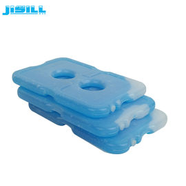 Les paquets frais de congélateur d'OEM/ODM refroidissant le gel emballent le blanc transparent avec le liquide bleu