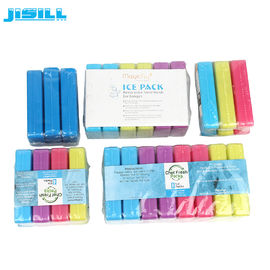 Couleur personnalisée Mini Ice Packs PCM Gel pour le stockage de la crème glacée Avec carton d'emballage pour les aliments surgelés