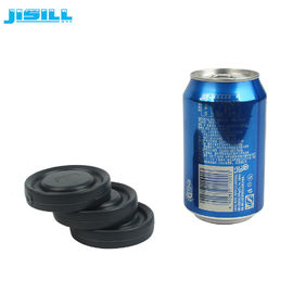 Support isolé superbe de refroidisseur de canette de bière de HDPE mini avec l'anneau en caoutchouc