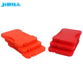 Paquet froid chaud réutilisable rouge en plastique du matériel pp sûr pour la boîte à lunch