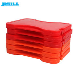 Paquet froid chaud réutilisable rouge en plastique du matériel pp sûr pour la boîte à lunch