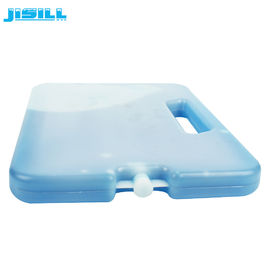 Packs de glace à large refroidisseur en plastique durable en HDPE réutilisable avec poignée / packs de congélateur pour aliments congelés