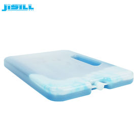 Packs de glace à large refroidisseur en plastique durable en HDPE réutilisable avec poignée / packs de congélateur pour aliments congelés