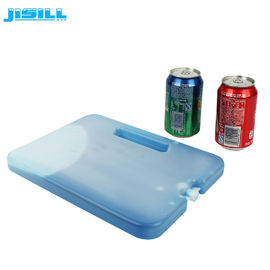 Packs de glace à large refroidisseur en plastique durable en HDPE réutilisable avec poignée / packs de congélateur pour aliments congelés