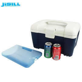 Packs de glace à large refroidisseur en plastique durable en HDPE réutilisable avec poignée / packs de congélateur pour aliments congelés