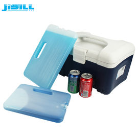 Packs de glace à large refroidisseur en plastique durable en HDPE réutilisable avec poignée / packs de congélateur pour aliments congelés
