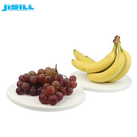 Gel de refroidissement rond Plaque froide Congélateur pour fruits et aliments Frais, contenant 860 ml Pour aliments congelés