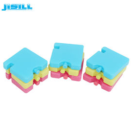 7cm x 7cm Sac à manger mignon Petit congélateur Blocs mini-emballages froids Non toxiques pour les aliments congelés