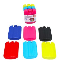 HDPE petits blocs de glace congélateur coquille dure 150ml gel de refroidissement liquide pour les aliments congelés