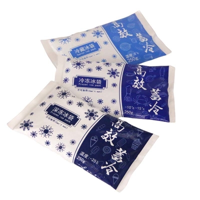 Réutilisable en nylon en plastique de vessies de glace fraîches emballées à froid de sac de lait maternel de nourriture