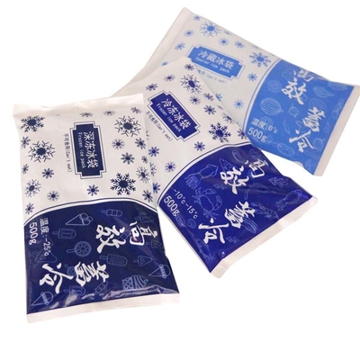Réutilisable en nylon en plastique de vessies de glace fraîches emballées à froid de sac de lait maternel de nourriture